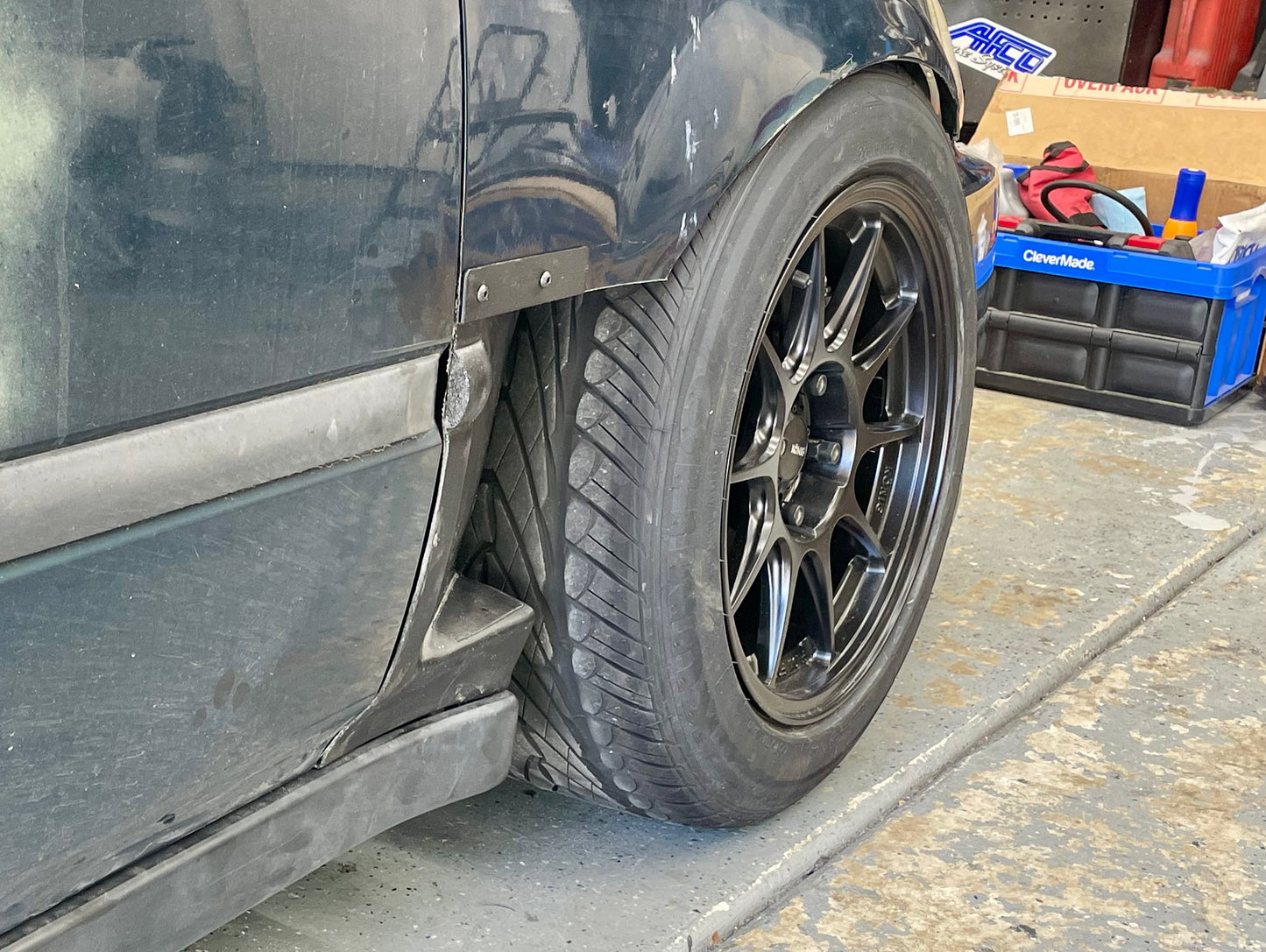 Civic EK DIY Fender Cutout