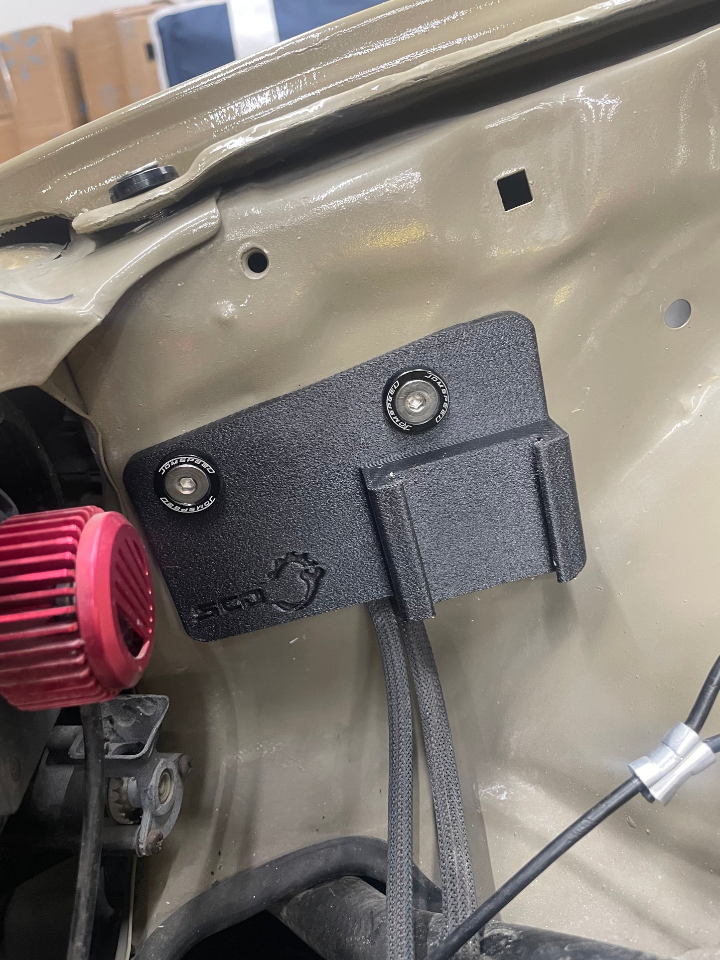 EF Coolant Overflow Relocation