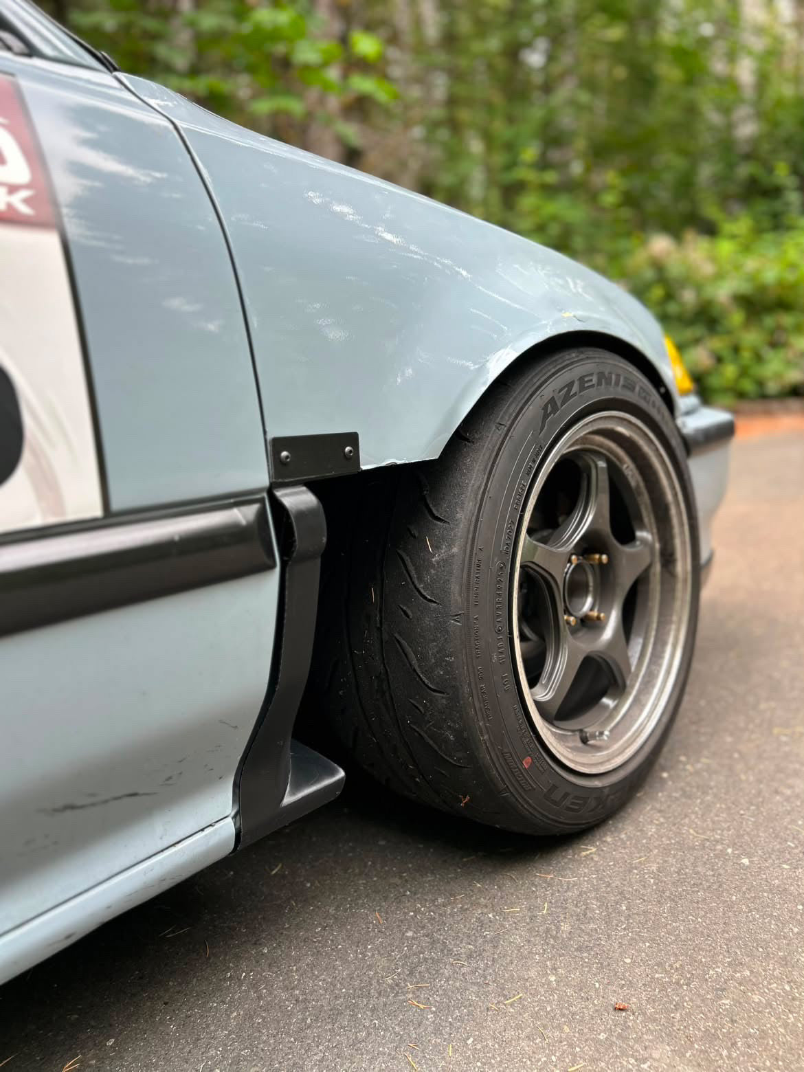 DIY EF Hatch Fender Cutout