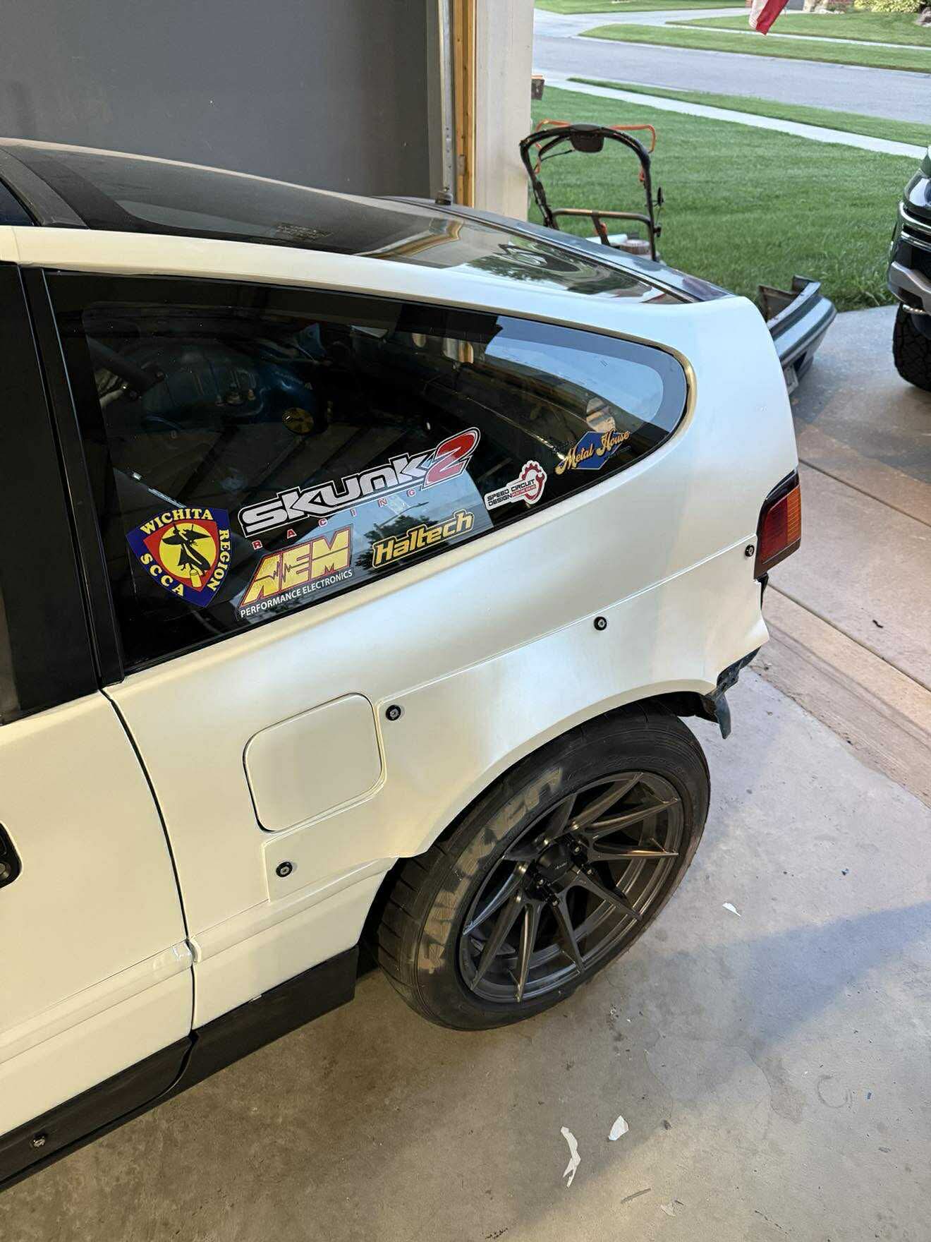 DIY CRX 20MM Rear Fender Flare